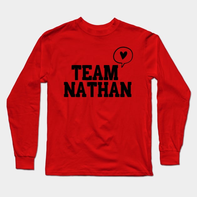 Team Nathan - When Calls the Heart Long Sleeve T-Shirt by Hallmarkies Podcast Store